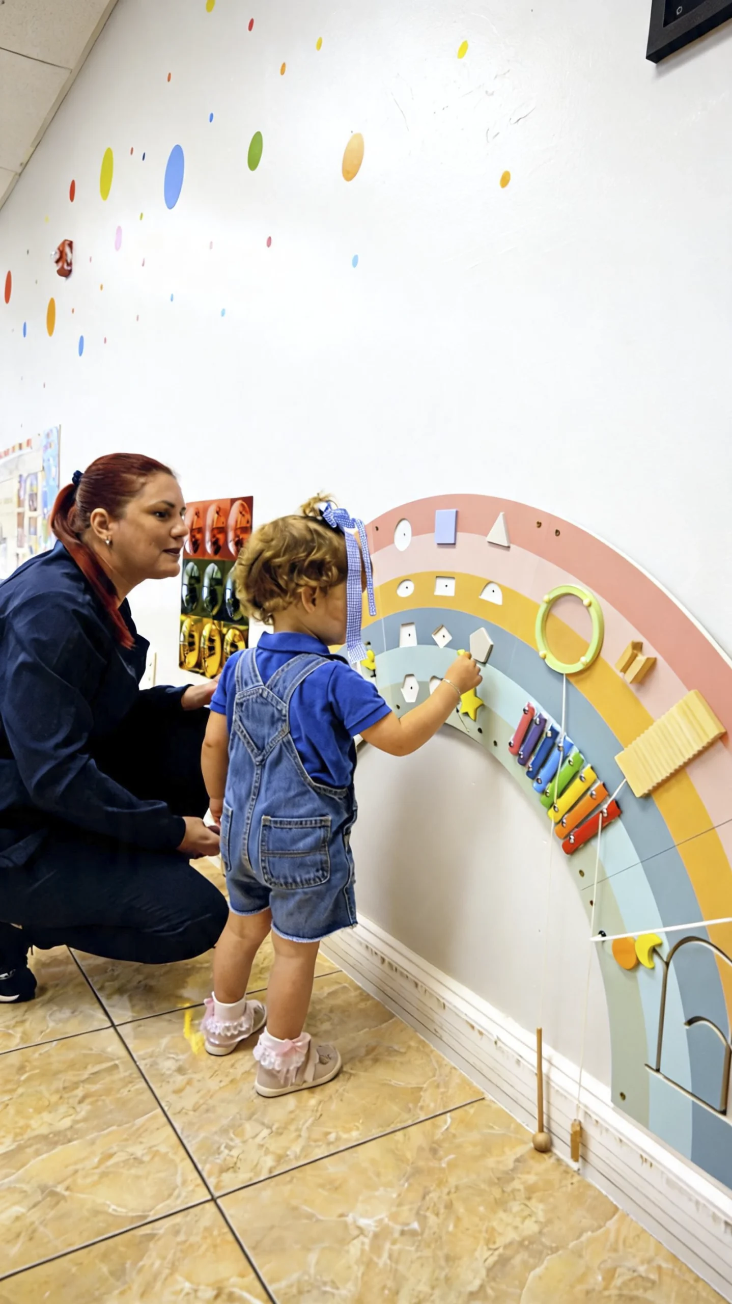 sensory wall learning activity miami springs daycare